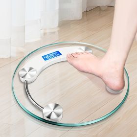 1pc Transparent Bathroom Scales LCD Electronic Bascula Pesa Digital Smart Scale Bear 180 KG Body Weight Balance Scales Floor Scales