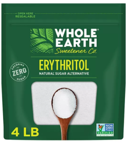 WHOLE EARTH 100% Erythritol Zero Calorie Sweetener (4 lbs.)