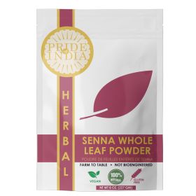 Pride Of India - Natural Senna Herb Powder;  227 gm