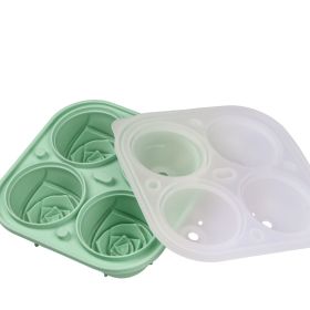 Rose Ice Cube Mold (Color: Moxa Green)