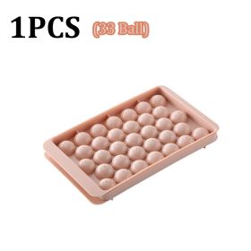Mini spere Ice Cube Mold with Lid (Color: 1PCS 33Ball1)
